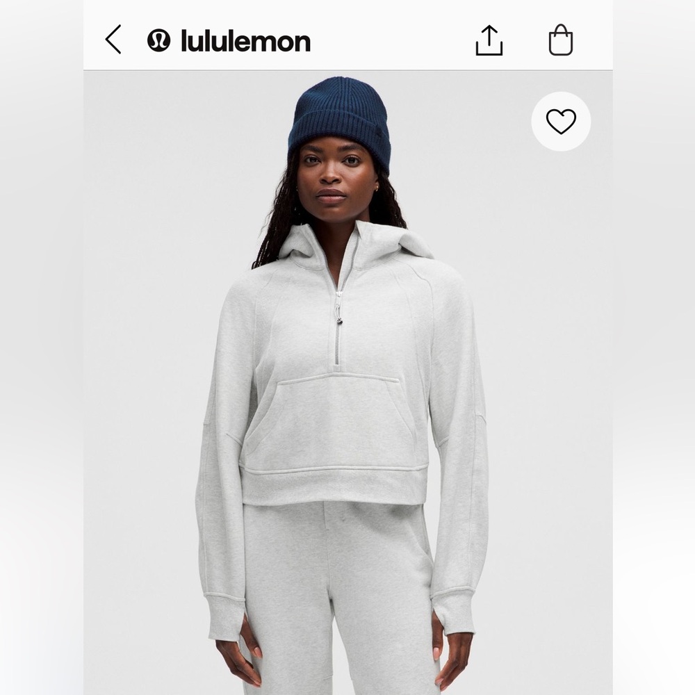 Lululemon Scuba Oversized Half-Zip Hoodie